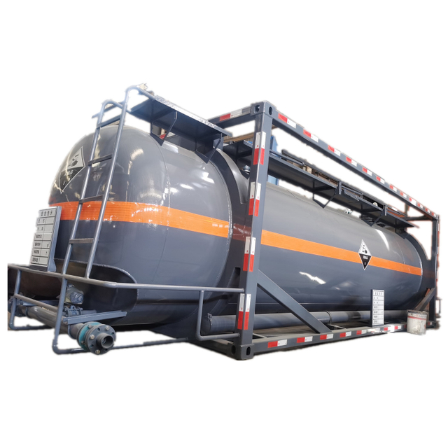 30FT 26mt 28mt 30mt Swap Tank Container Lined PE 22mm for Sodium Hypochlorite, Hydrochloric Acid, Sulfuric Acid, Hypo Chloride
