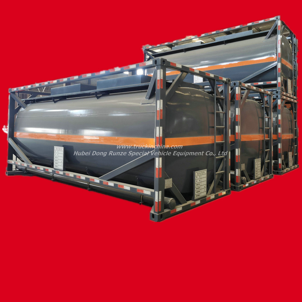 ISO 20FT Tank Container for Hydrochloric Acid Un1789 HCl, Hydrofluoric Acid Un1790 Hf Acid