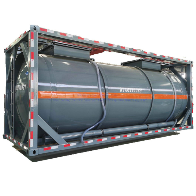  20FT ISO Tank Container for Hydrochloric Acid Un1789 HCl, Hydrofluoric Acid Un1790 HF