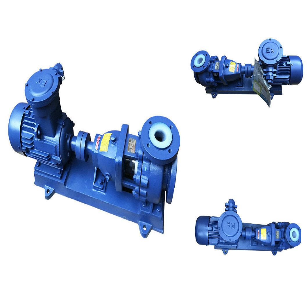F4 Fluorine Plastic Lined Magnetic Drive Corrosion Chemical Liquid Centrifugal Pump for Highly Corrosive Chemicals Acid Plant