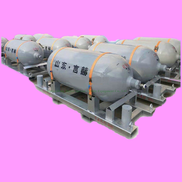 Skid Industrial Sf6 Gas Cylinder for Sulphur Hexafluoride High Purity 99.999% (N2O NF3 SiH4 SF6 BF3 Y-Ton Gas Cylinder)