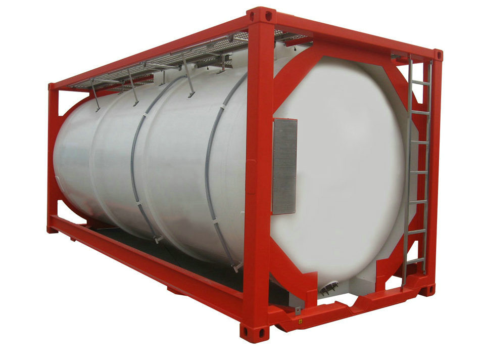 21K T14 PTFE Lined Tank Container, ISO PTFE Tank Container for Chemical, Un Portable Tank T14