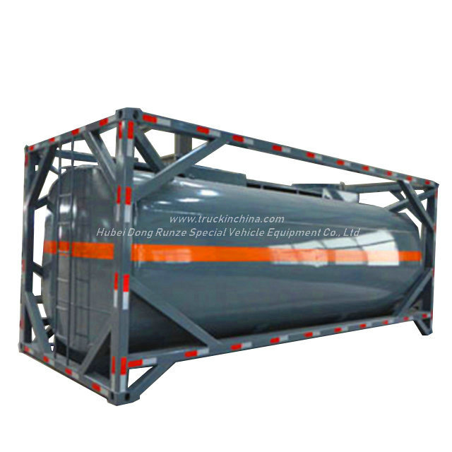 Un Portable Tank 20FT ISO Container Frame for Un2797, Battery Fluid, Alkali Naoh (max 50%) , Naclo (max 10%)