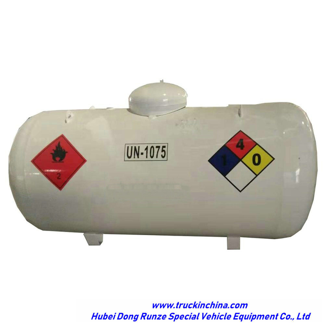 Mini 500 Gallons (1.89m3) Propane LPG Small Pressure Storage Tank 1 Ton Cooking Gas (LPG, DEM, Isobutane, cooking gas)