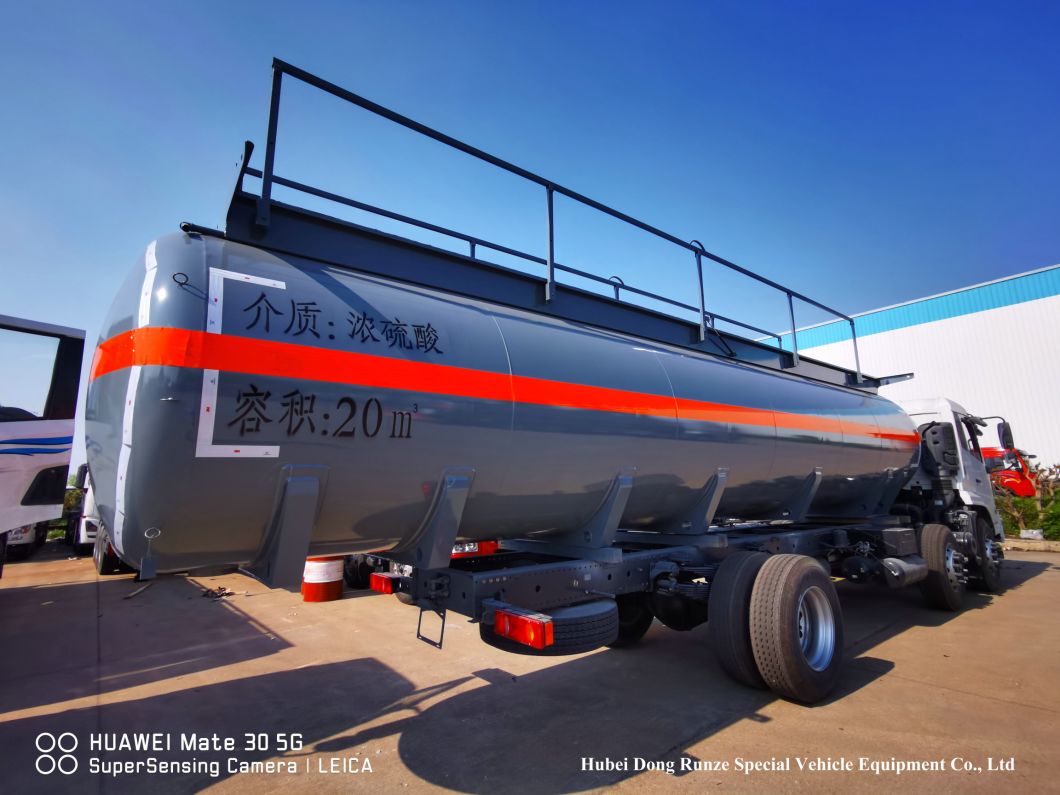 Customizing Sulfuric Acid Trailer Tanker (SKD BODY 20KL 36MT Design Code LGBF. L4BN. L4BH. L4BV Transport Oil /Water /Chemical Acid)