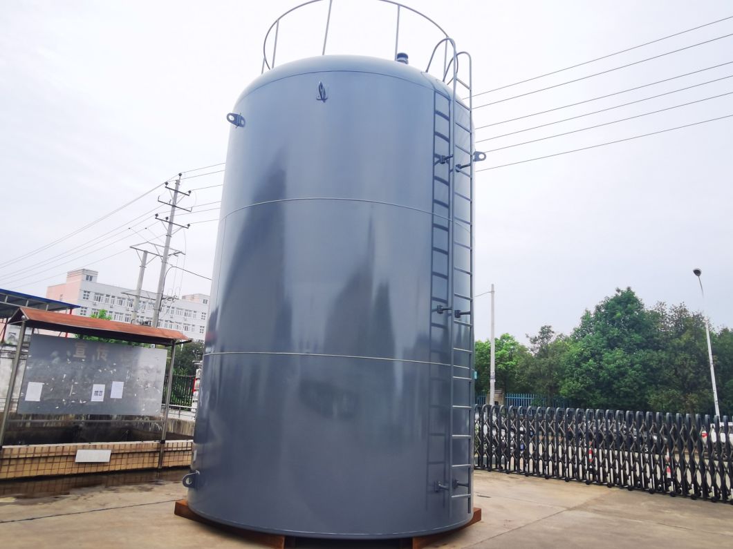 Professional Customized 50 Cubic Storage Tank Steel Lined PE Tank for Class 8 Corrosive Products (LLDPE Lining Tanks)