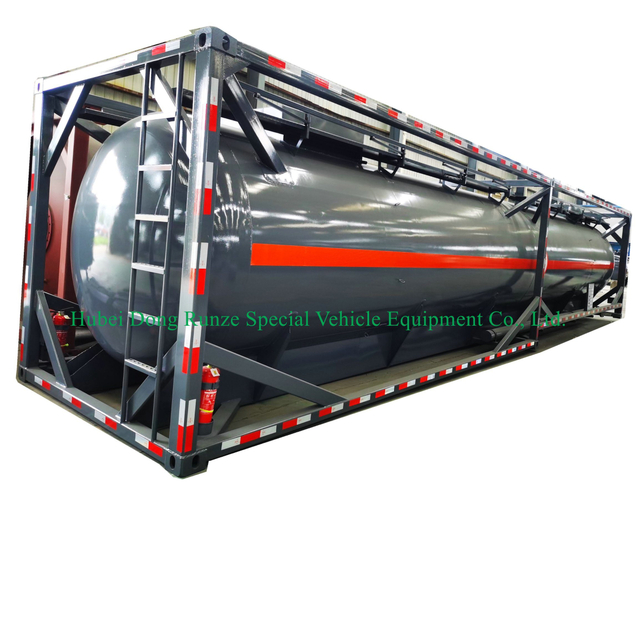 40FT 38KL Lined PE Tank Container for Un 3453 Phosphoric Acid H3po4 Inorganic Acid