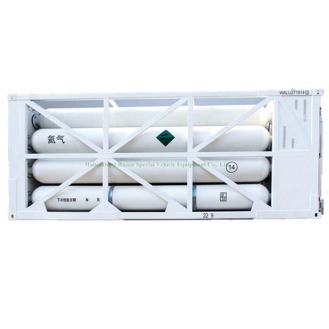 DOT ISO Industrial Gas Tank Container (20FT ISO Electric Gas MEGC Container Transport Boron Trifluoride, Nitrous Oxide, Nitrogen Trifluoride, Helium, Silane)