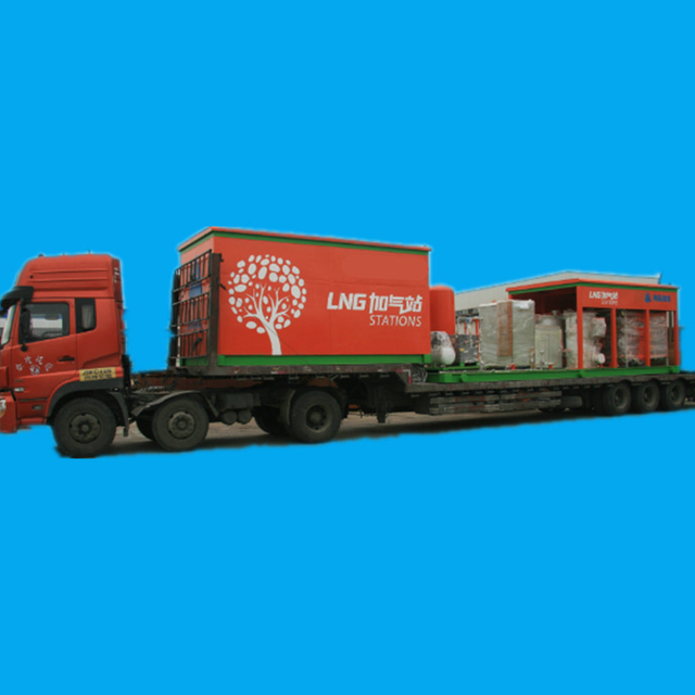 Efficient Integrated LNG Skid-Mounted Filling Station (LNG Cryogenic storage tank 30m3)