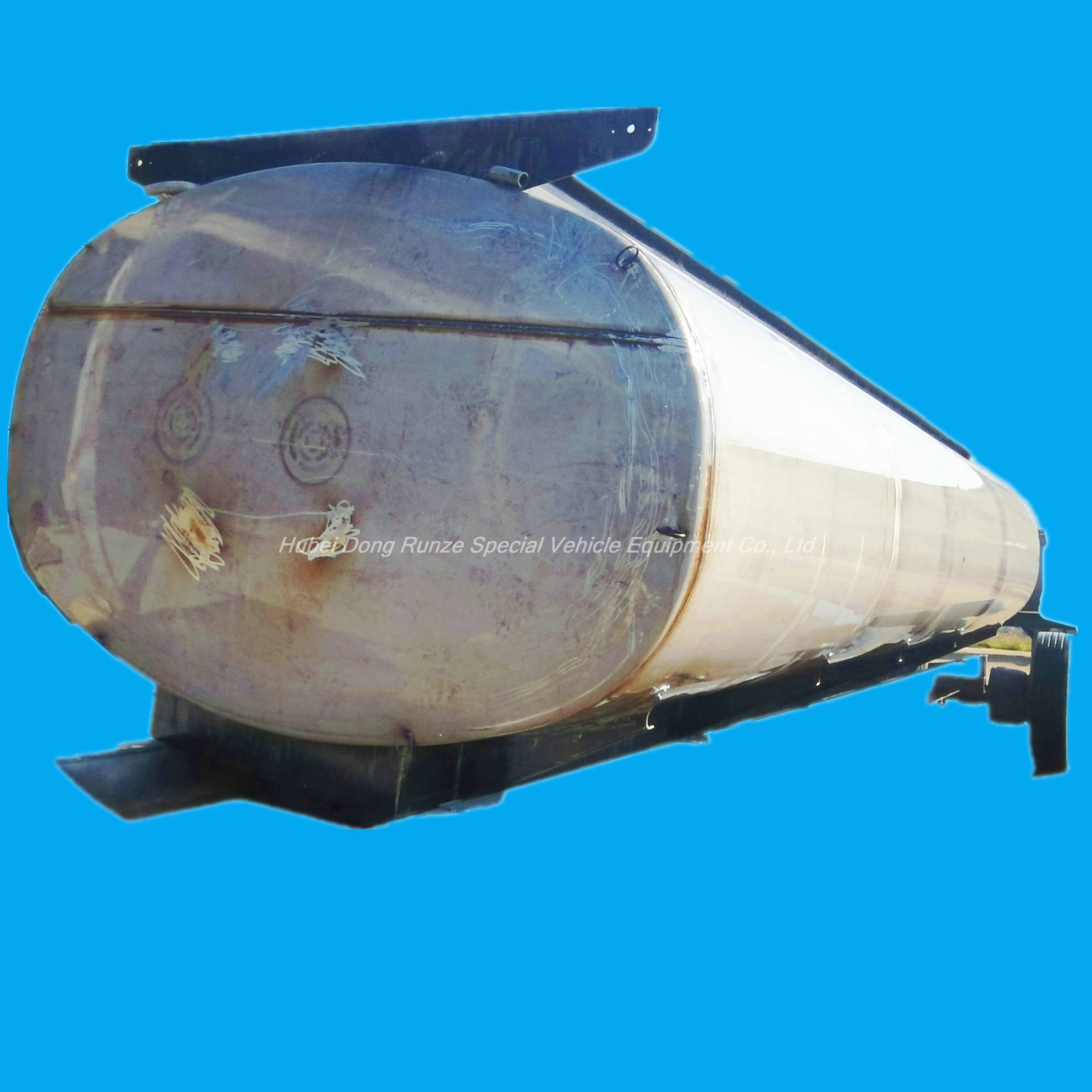 Customized SKD 16 M3-20 M3 Stainless Steel Tank Body for Lorry Truck Mounted Transport Oil, Water 