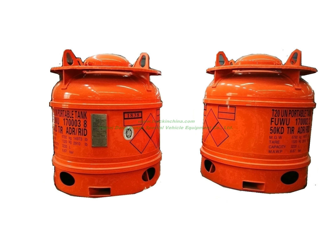 T21 Triethylaluminum (TEAL) Alky Portable Tank Container Un3399, Un3394 Capacity 1880liters Adr/Rid Organometallic Substance, Liquid, Water- Reactive C6h15al
