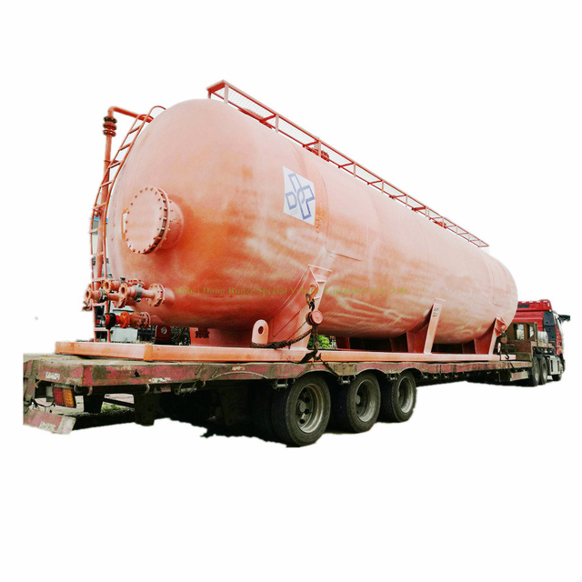 Skid Storage Tank for Acid (HCl 35% Oil Fied Chemical Hydrochloric Acid Capacity 60 m3(500bbl) Liend Plastic (L LDPE 7042) or Mobile Liquid Storage Frac Tank