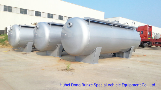 Horizontal Fuel Storage Tank for Petroleum Oil, Gasoline, Petrol, Diesel Steel Q235 or Q345. Q245. R20 Thinckness 5.6.8mm - 10.12mm Custermizing 1-100cbm