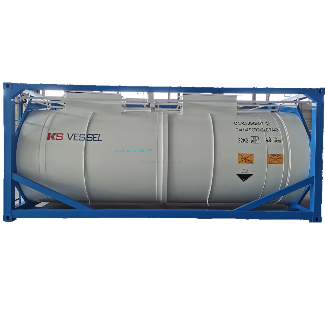  20FT T14 94% Sulfuric Acid ISO Tank Container 18KL for Kazakhstan