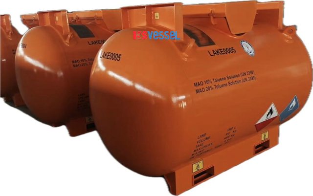 T21 UN3399 Portable Tank 1880L for MAO Toluene Solution Methylaluminoxane