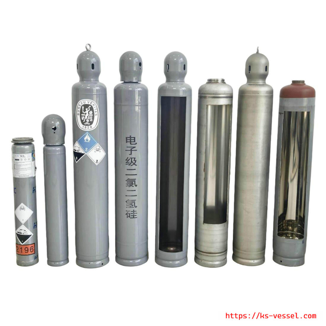 KSC10G DCS.TCS.WF6 Cylinder for Dichlorosilane Trichlorosilane Tungsten Hexafluoride High-purity Electronic Specialty Gases (ESGs)