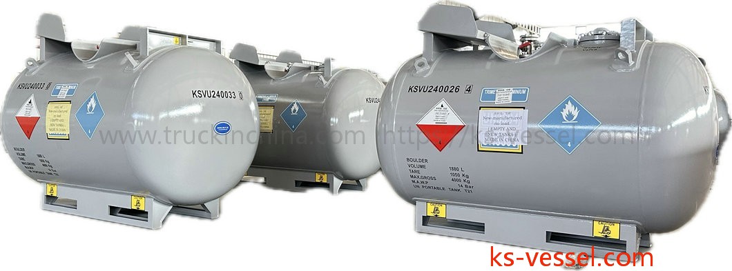 Keystone Vessel KS1880 T21 TEAL Portable Tank C480 Cylinders (91)