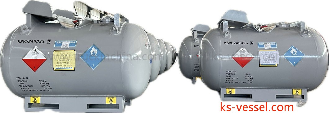 Keystone Vessel KS1880 T21 TEAL Portable Tank C480 Cylinders (90)