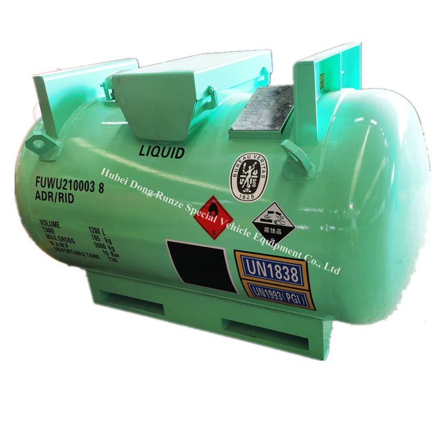 1200L UN Portable Tank T20 For Titanium Tetrachloride Un1838 Cl4ti 