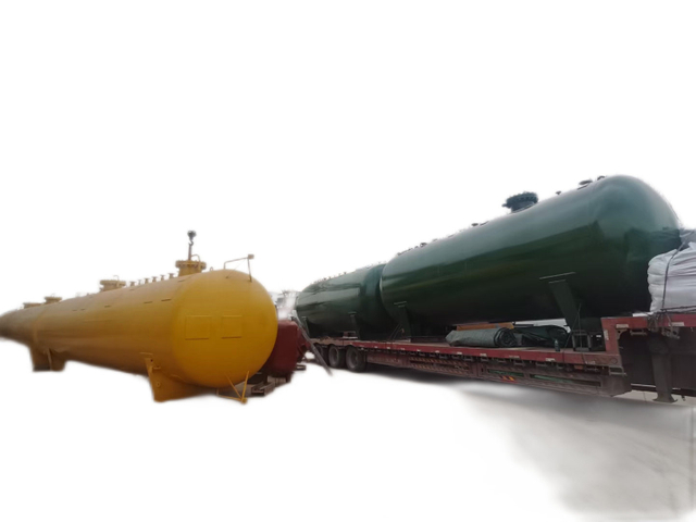 50m3 Liquid Ammonia Storage Tank DN2600 Nh3 Gas Vessel Pressure 2.16 MPa 