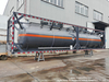 30FT Chemical Liquid Tank Container for Hydrochloric Acid HCl, Caustic Soda, Sulfuric Acid, Ferric Chloride Road Transport 