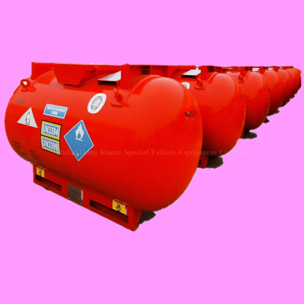 T21 Un Portable Tanks for Transport Trimethylaluminum (TMA) Trimethylgallium (TMG) , Triethylgallium (TEG) Aluminum Triethyl (TEAL) 1880liters