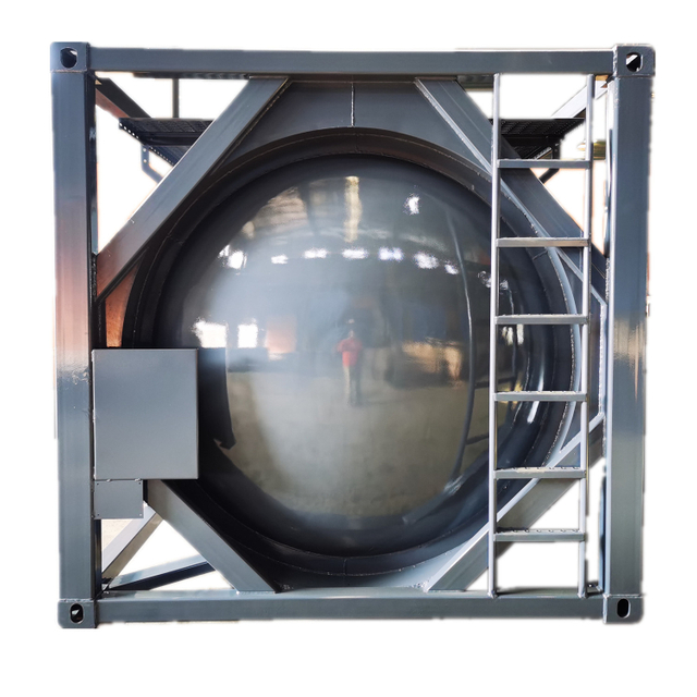 30FT Petrochemicals Acid Tank Container 28-30cbm T14 Hydrochloric Acid Chemical Liquid Storage ISO Tank Container Sulfuric Acid Solution Unportable