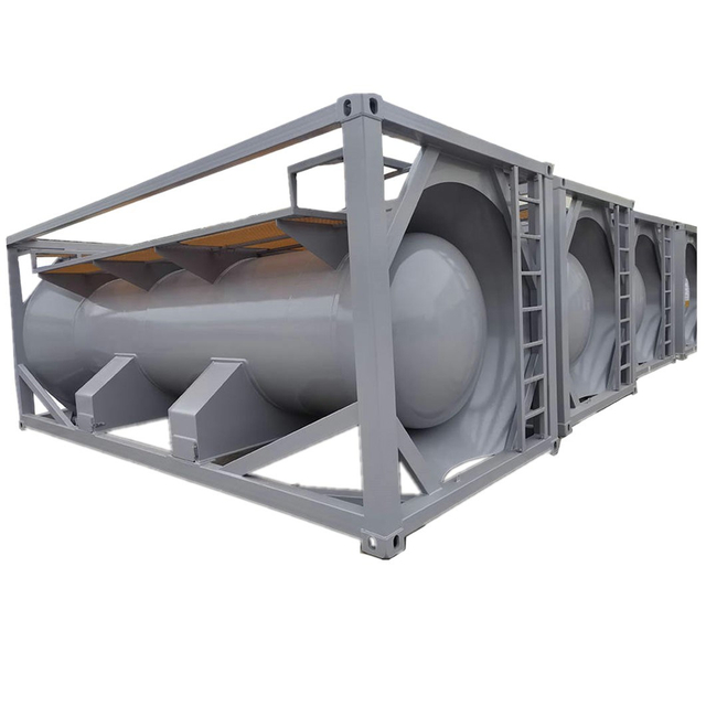 T22 Un1744 Portable ISO Tank Container 20FT Lining Lead for Bromine Storage Transport