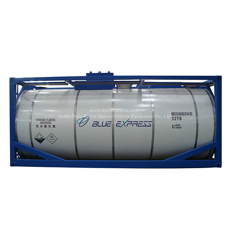 20FT AHF Anhydrous Hydrogen Fluoride UN1052Tank Container 22T6 