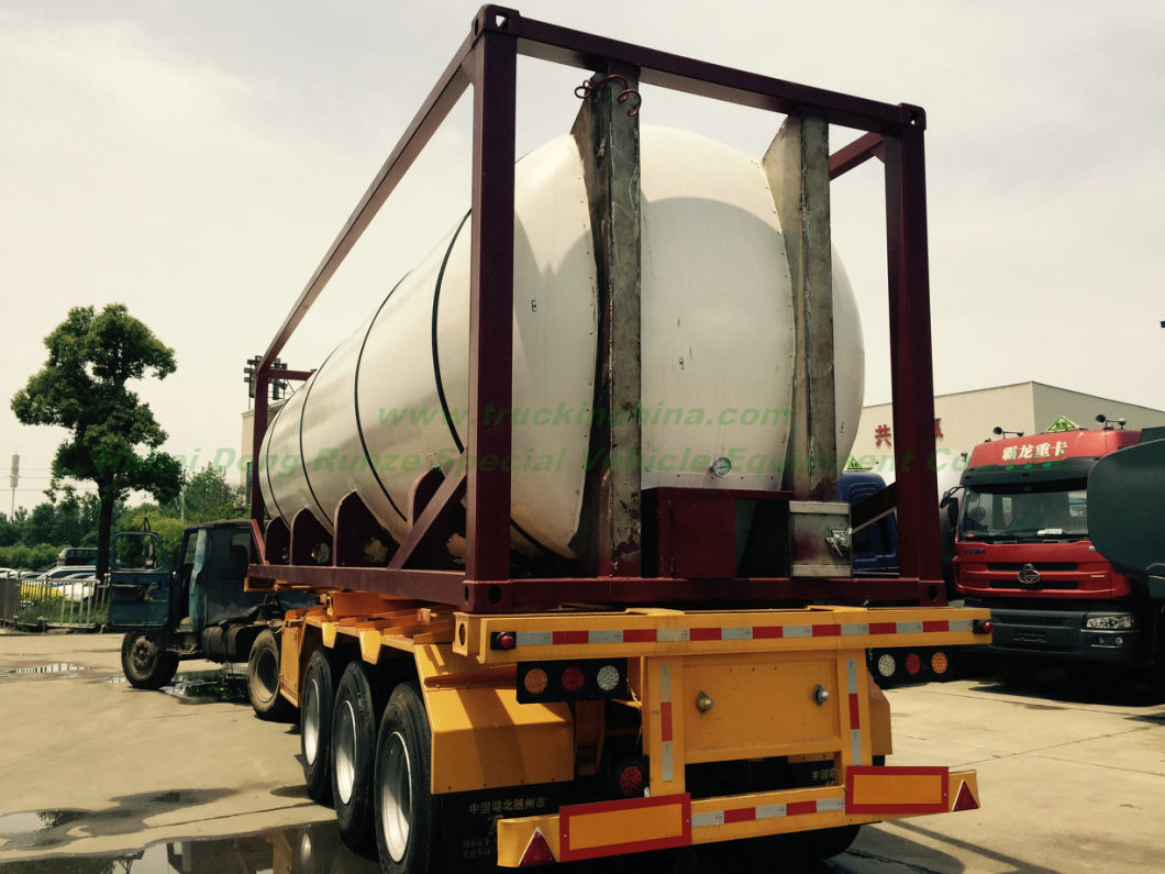 Swap ISO Tank Container Stainless Steel Heavy Duty for Acid, Chemicals, Edible Oil, Liquid Food, Acetic Acid, Boric Acid, Milk, Alcohol Tansport