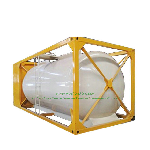  20FT ISO Tank Container with Air Pump Transportation of Bulk Cement / Flour / Coal / Plaster Etc 