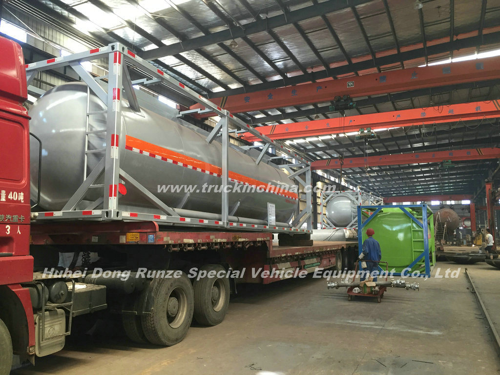 ISO Tank Container For Ammonium Hydroxide UN 2672 Dilute Ammonia Water Household ammonia 