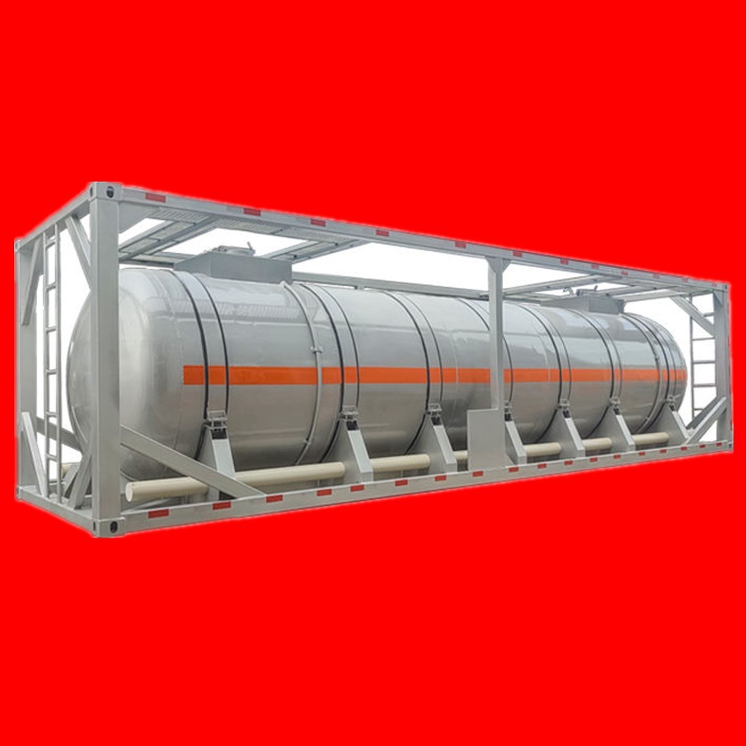 30FT Un 2031 Portable Tank for Corrosive Concentrated Nitric Acid Hno3 (Pure Aluminium Tank 22CBM)