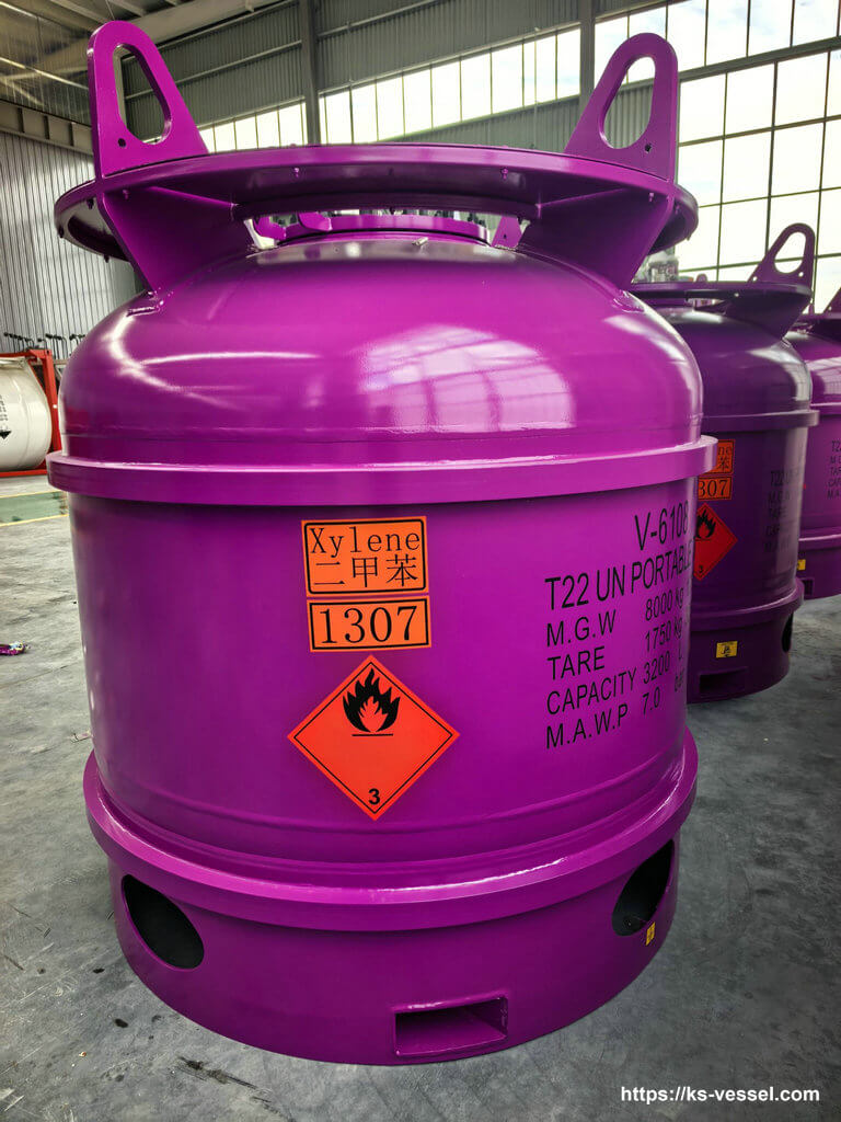 T22 UN PORTABLE TANK Stainless steel for Xylene UN1307 (24)