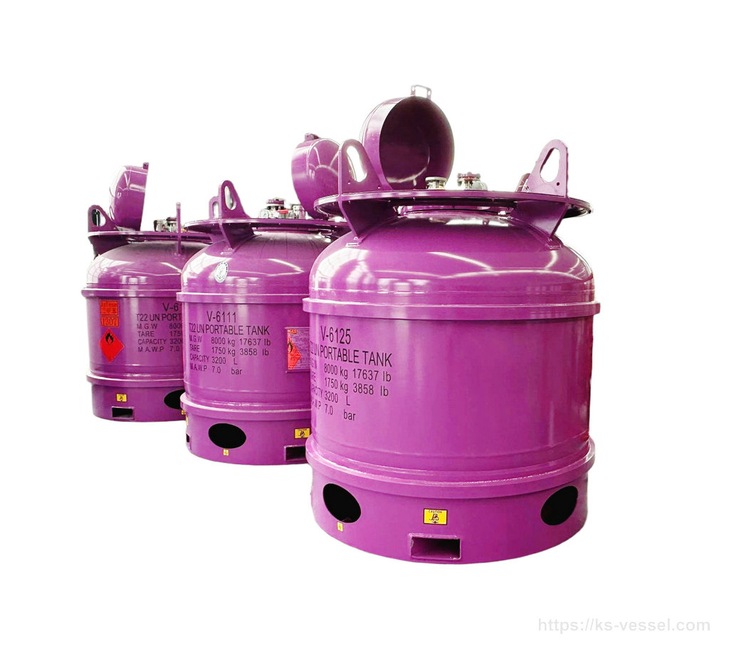 T22 UN PORTABLE TANK Stainless Steel for UN1307 Xylene 3200L Fluid Catalyst 