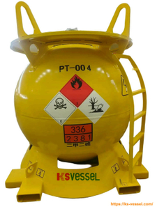 ISO T22 Stainless Steel Spherical Portable Tank for DMDS(Dimethyl Disulfide) IBCtank 2.5cbm 