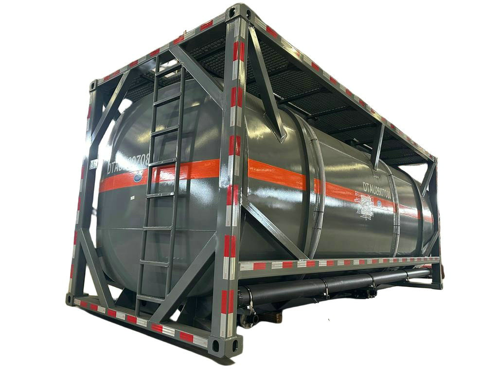 20ft T14 PE Lined 22k2 ISO Tank Container for Diluted Nitric Acid 30% Diluted Sulfuric Acid 93% 