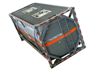 20ft T14 PE Lined 22k2 ISO Tank Container for Diluted Nitric Acid 30% Diluted Sulfuric Acid 93% 